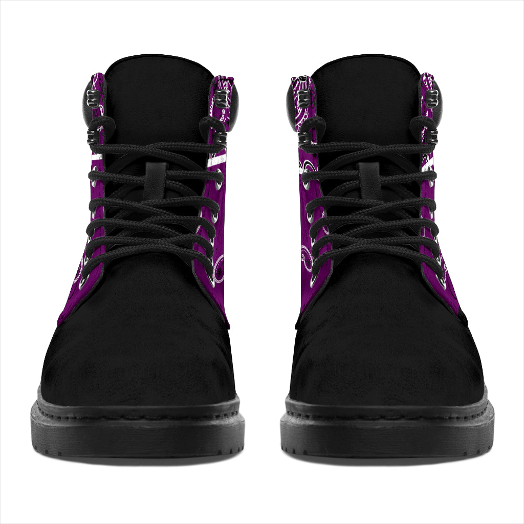 Wild Plum Bandana Blackout All Season Boots