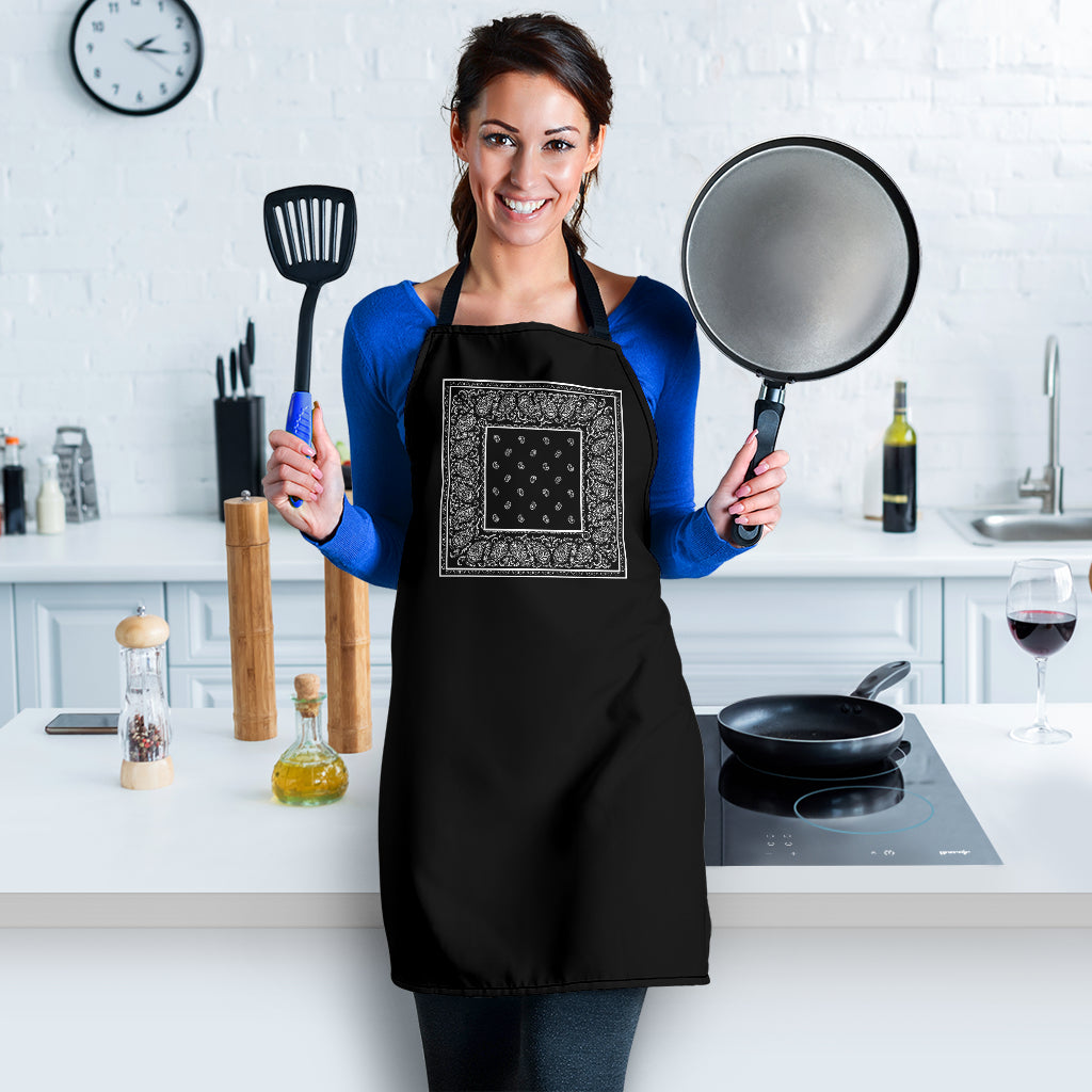 Black Bandana Apron