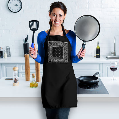 Black Bandana Apron