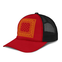 red and yellow cap