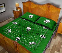 green bandana bedding set