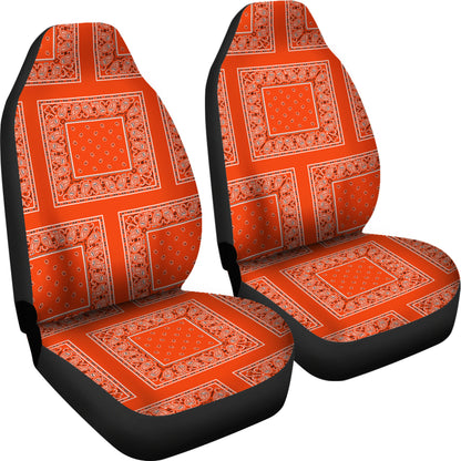 orange car set covers