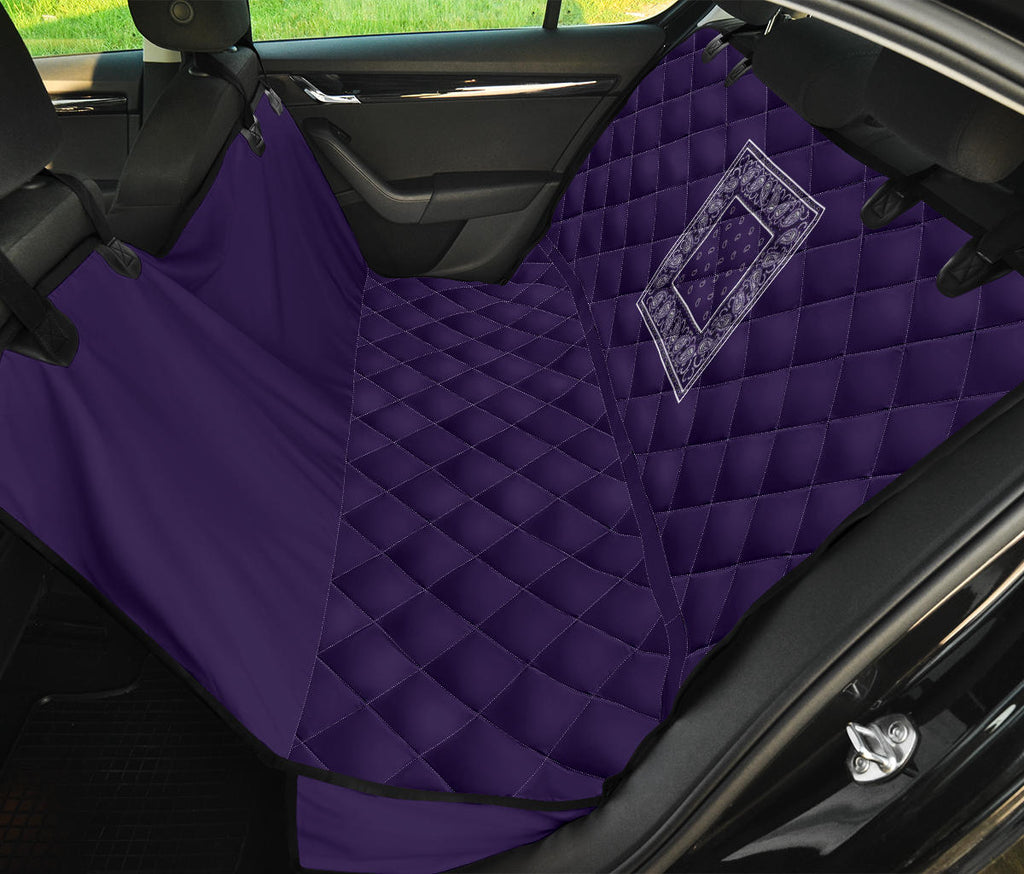 purple back seat covers for pets
