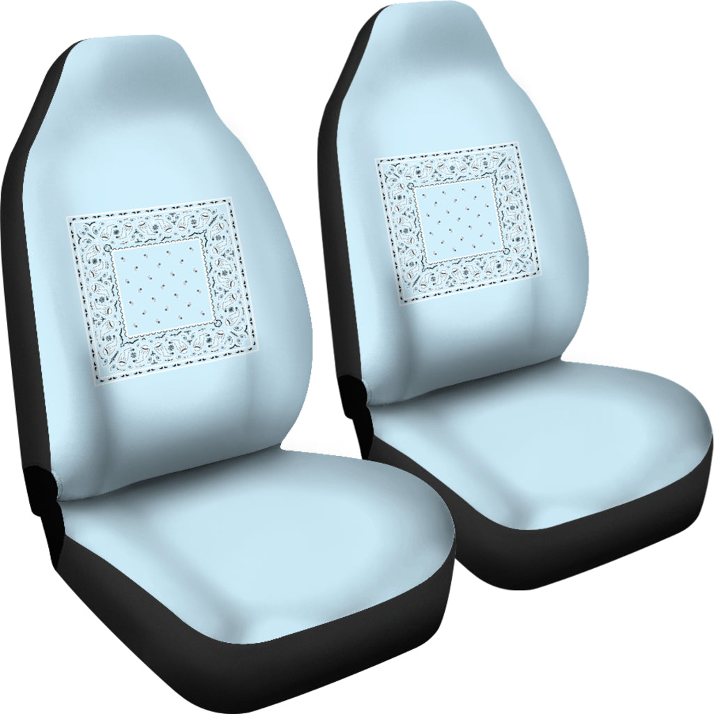 blue car seat cover