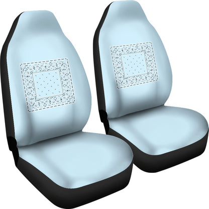 blue car seat cover
