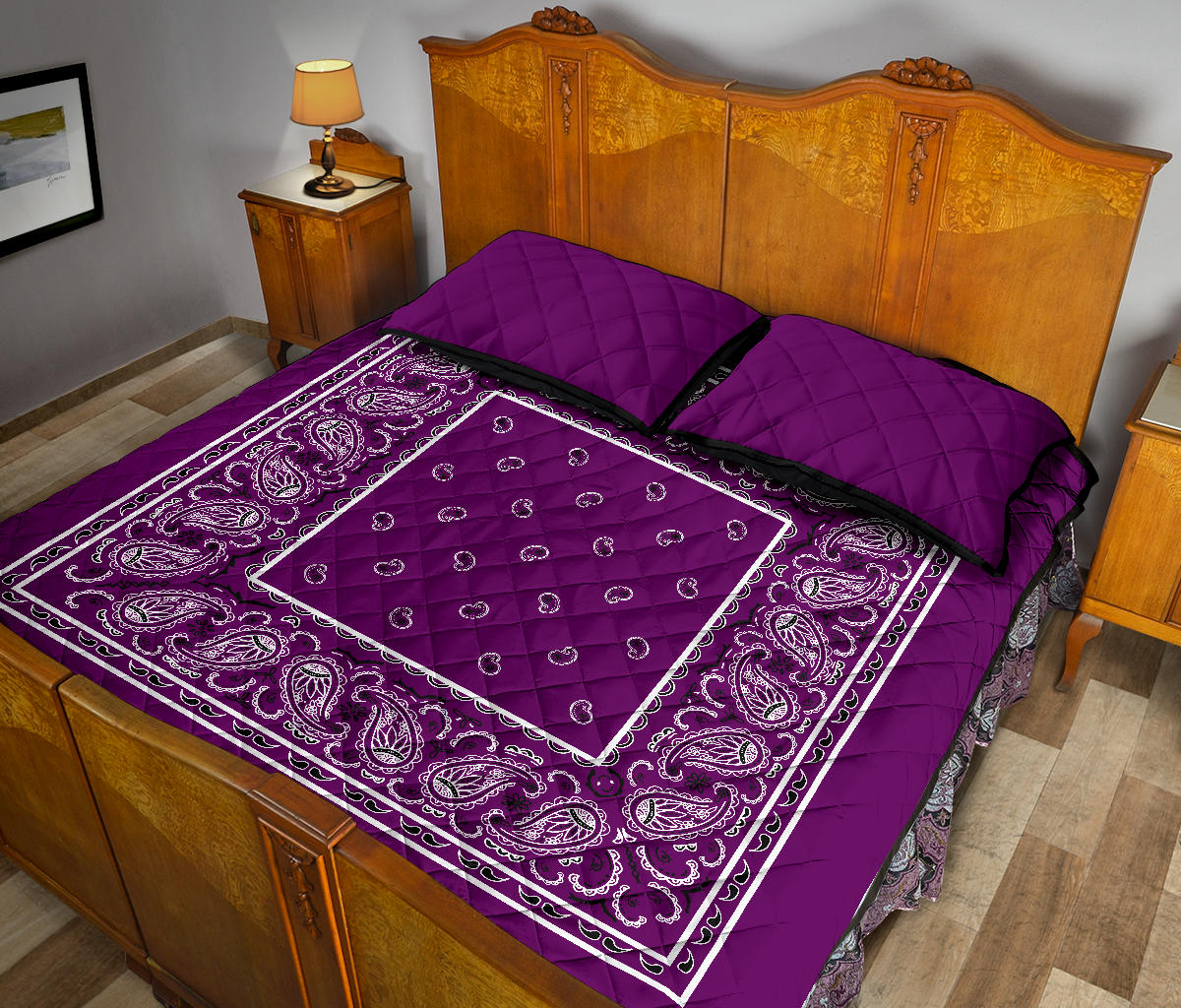 Quilt Set - Wild Plum Bandana Quilt w/Shams