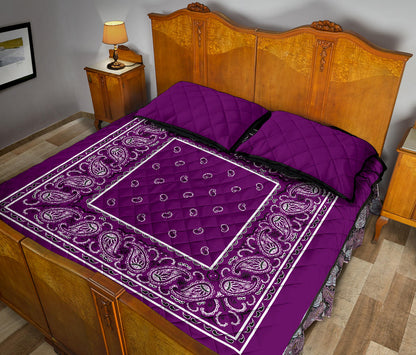 Quilt Set - Wild Plum Bandana Quilt w/Shams