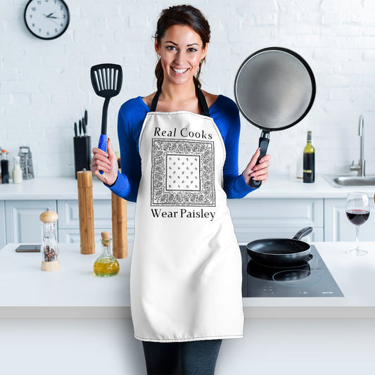 White Bandana Aprons