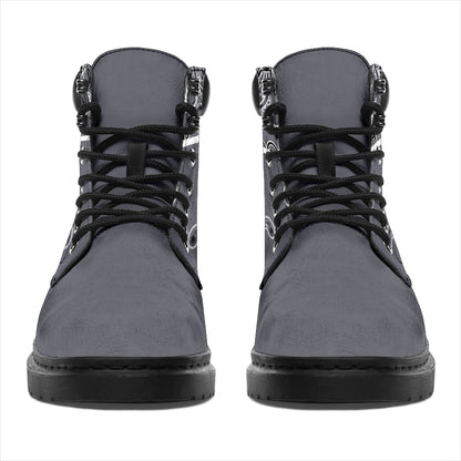 Classic Gray Bandana All Season Boots