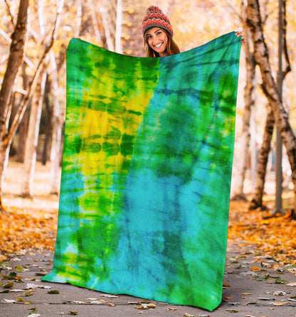Tie Dye Fleece Throws