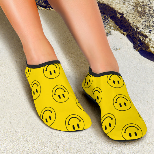 Ridiculously Happy Yellow Water Shoes