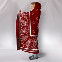 Ultimate Maroon Bandana Hooded Blanket