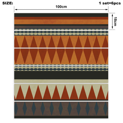 Southwestern Tribal Pattern Stair Stickers 6