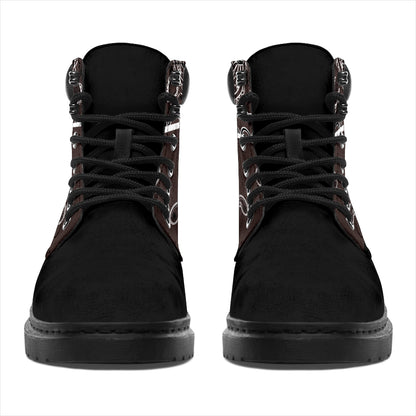Coffee Brown Bandana Blackout All Season Boots