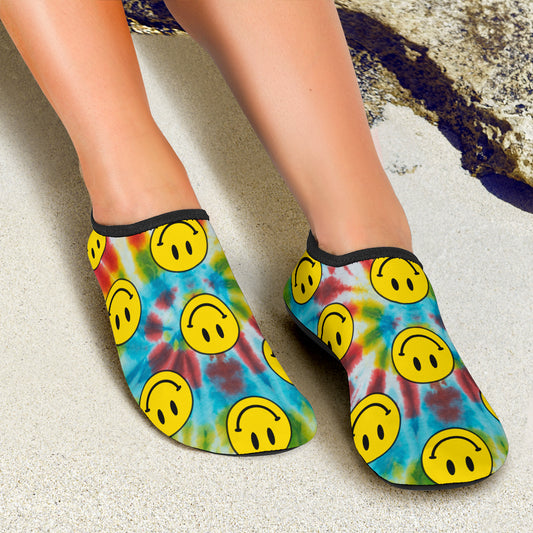 Ridiculously Happy Tie Dye Water Shoes - 2 Designs