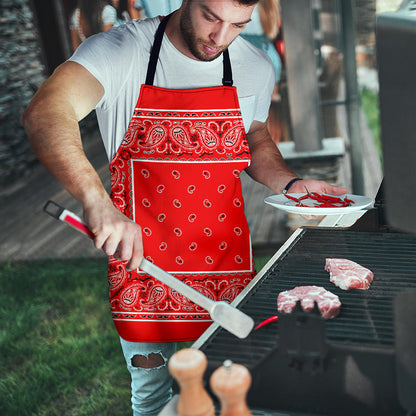 Red Big Bandana Aprons
