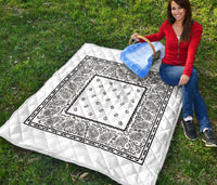 Quilt - White Bandana Quilt