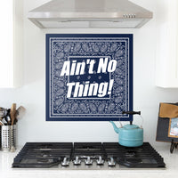 Navy Blue Bandanas Metal Signs