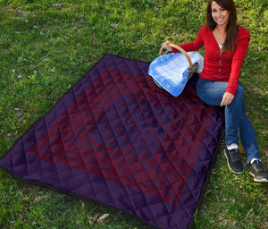 Quilt - Purple and Red Bandana Quilt