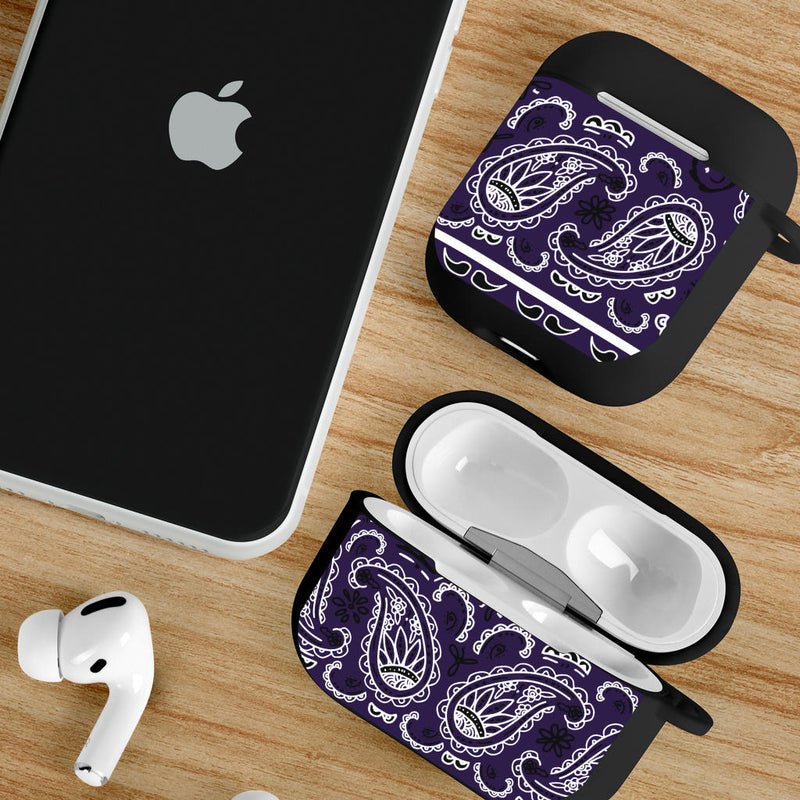 Royal Purple Bandana AirPod Case Covers