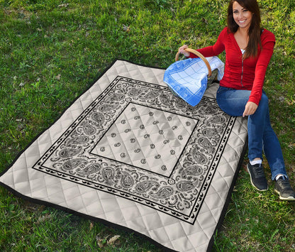 light grey bandana bedspreads