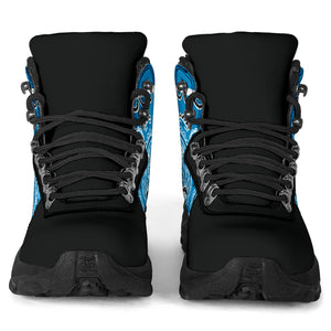 Sky Blue Bandana Alpine Boots