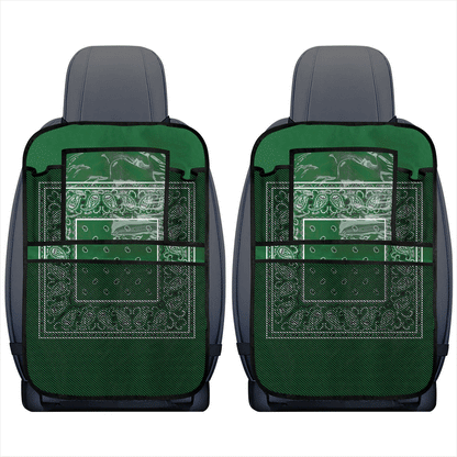 Classic Green  Bandana Car Seat Organizers
