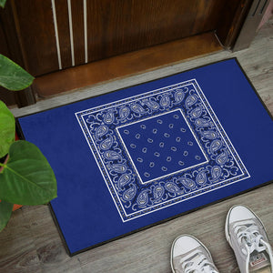 Royal Blue Bandana Door Mats