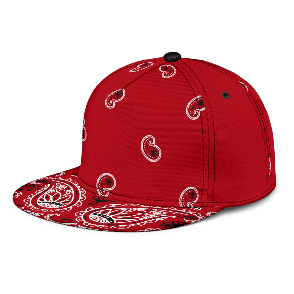 red bandana cap