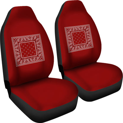 maroon car seat covers