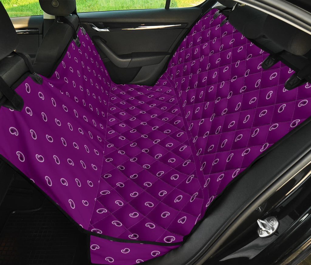 purple pet seat covers