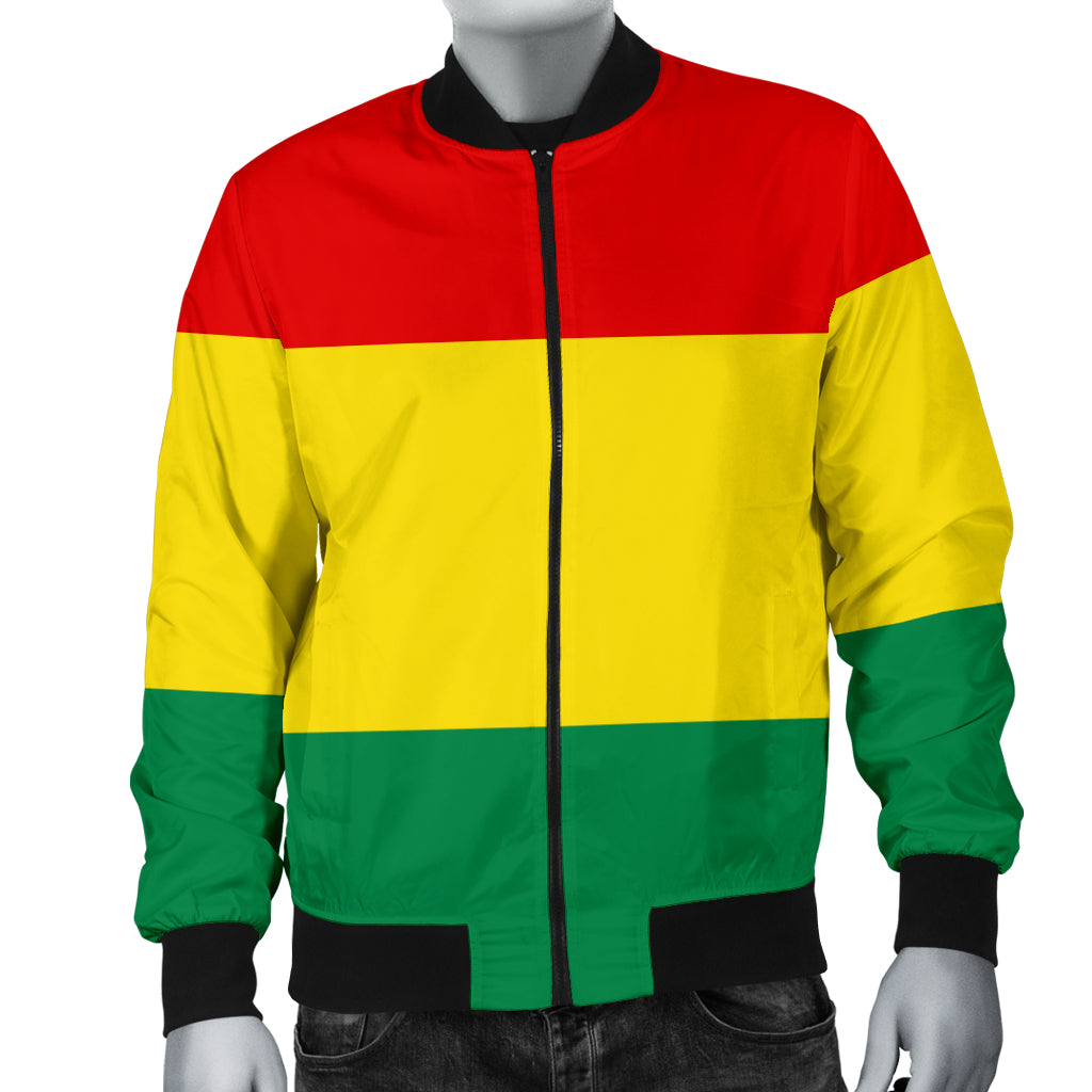 Rasta Flag Men's Bomber Jacket