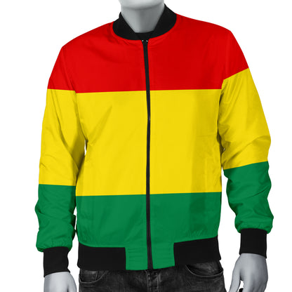 Rasta Flag Men's Bomber Jacket