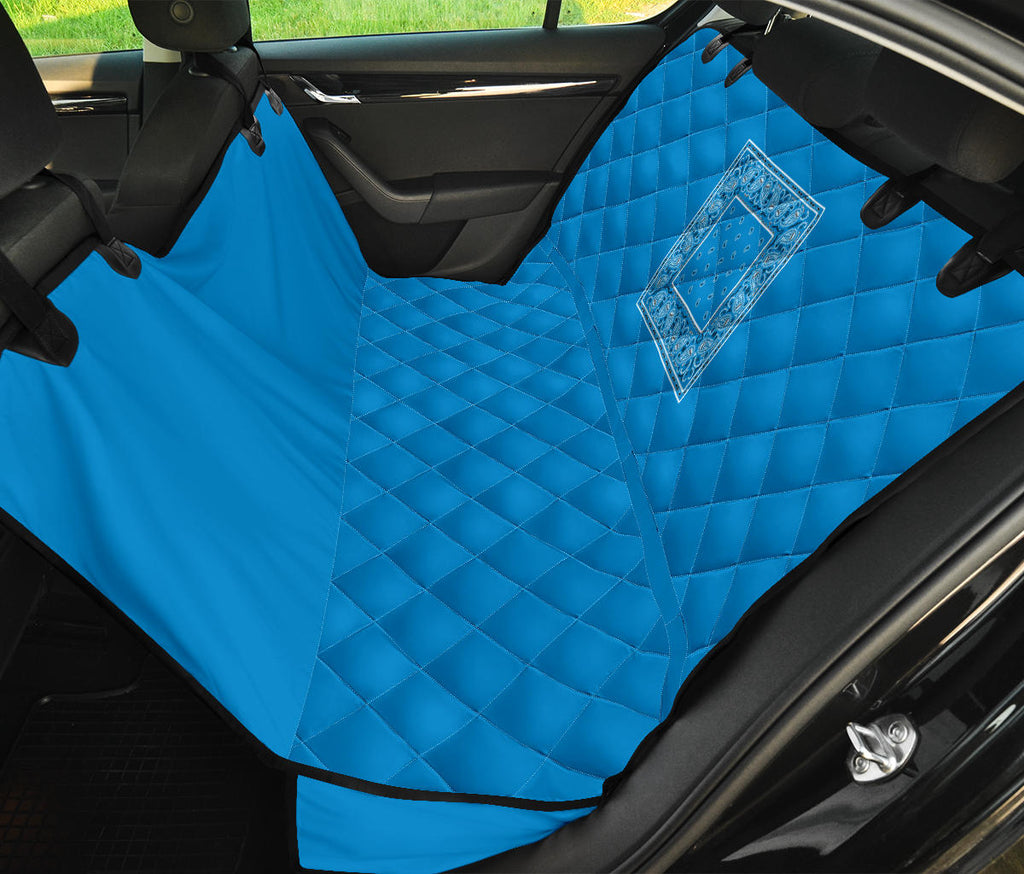 light blue pet safety seat cover