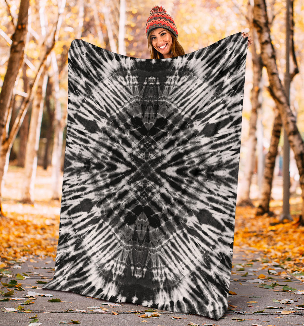 Ultra Plush Abyss Tie Dye Throw Blanket