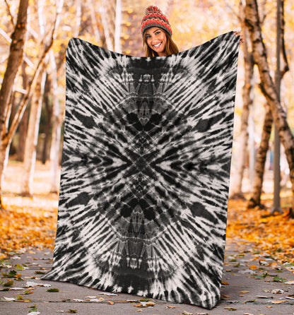 Ultra Plush Abyss Tie Dye Throw Blanket