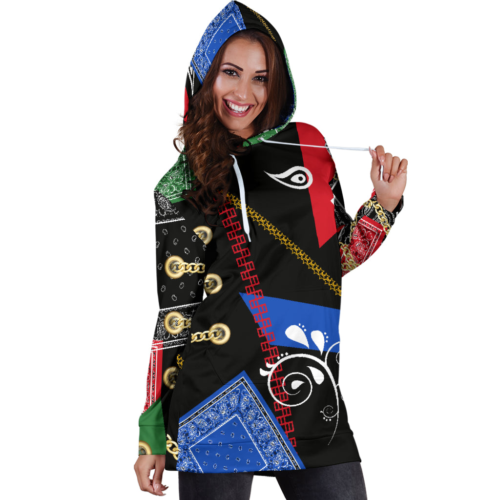 Bandana Hoodie Dress