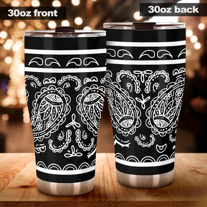 Black Bandana Tumblers