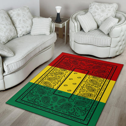 Rasta Bandana Area Rugs - Fitted
