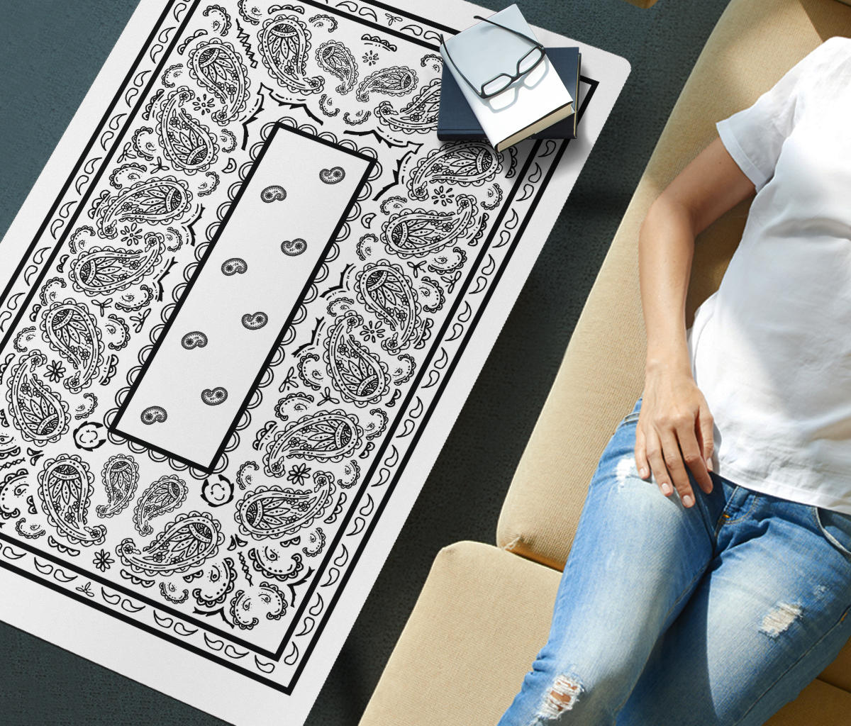 White Bandana Rectangular Coffee Tables