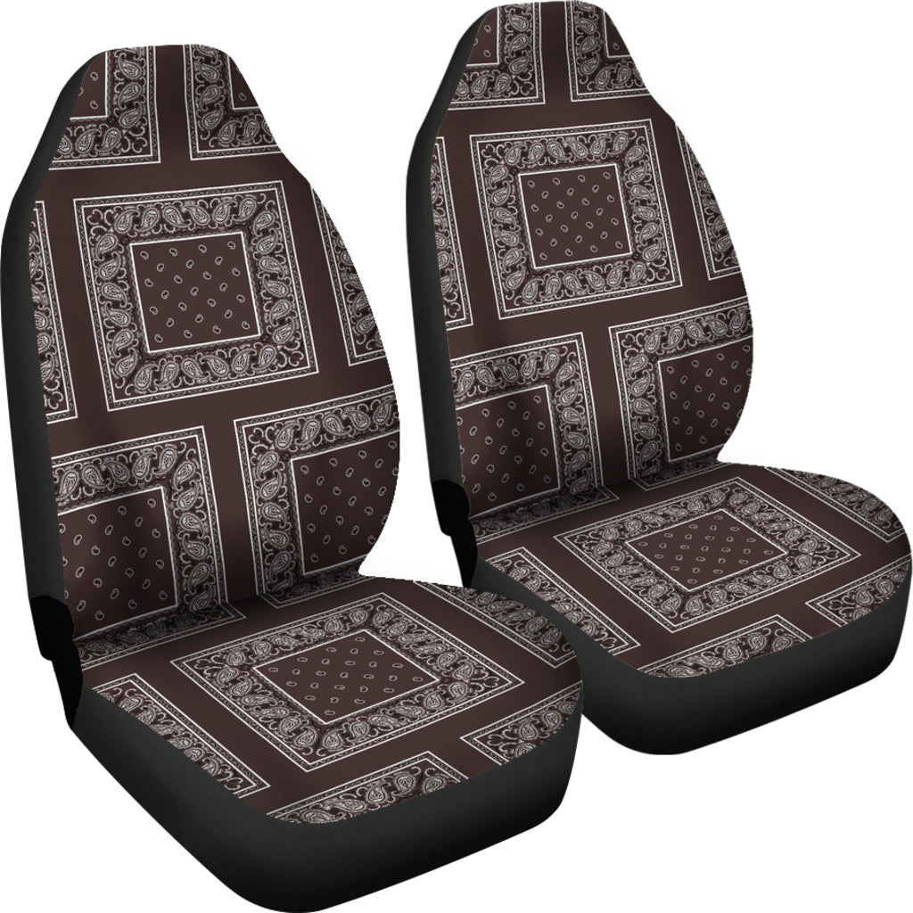 coffee brown car seat cover