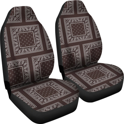 coffee brown car seat cover