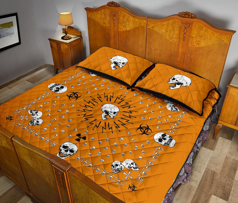 orange bandana bedding set