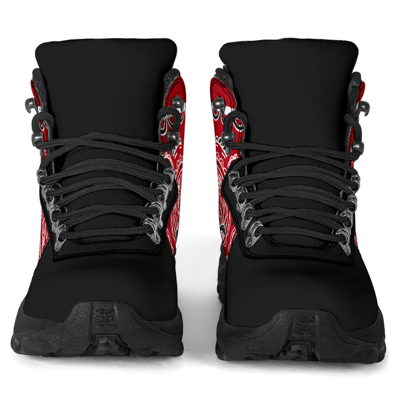 Classic Red Bandana Alpine Boots