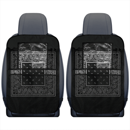Black Bandana Car Seat Organizers