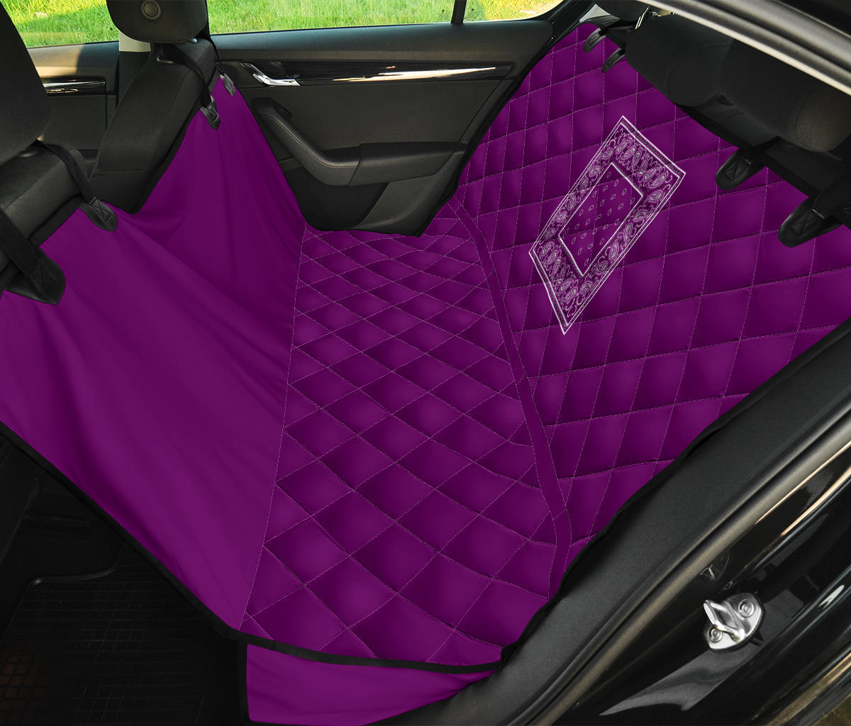 Purple Abstract Art Car Back Seat Pet Cover, Backseat Covers, Car Seat Covers, Car Seat Protector, Car outlet Accessories