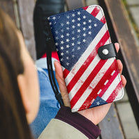 American Flag Phone Case Wallet