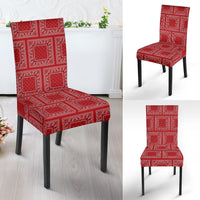 Classic Red Bandana Dining Chair Covers - 4 Patterns