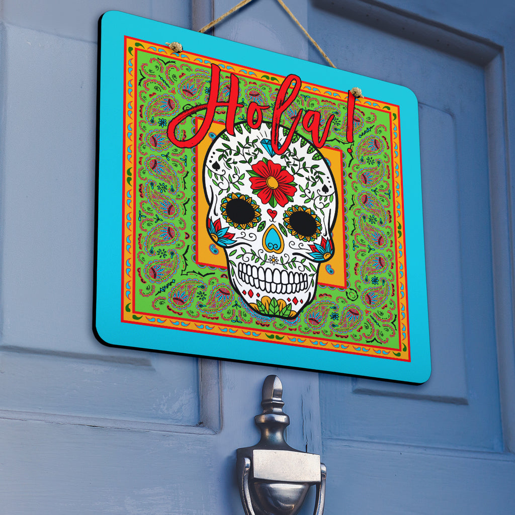 Sugar Skull Door Signs