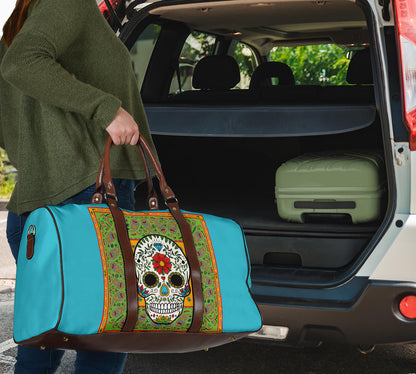 Sugar Skull Bandana Travel Bag